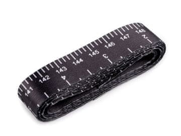 Satenast krojaški meter - črn