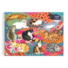 Galison Lazy Cat Puzzle 1000 kosov
