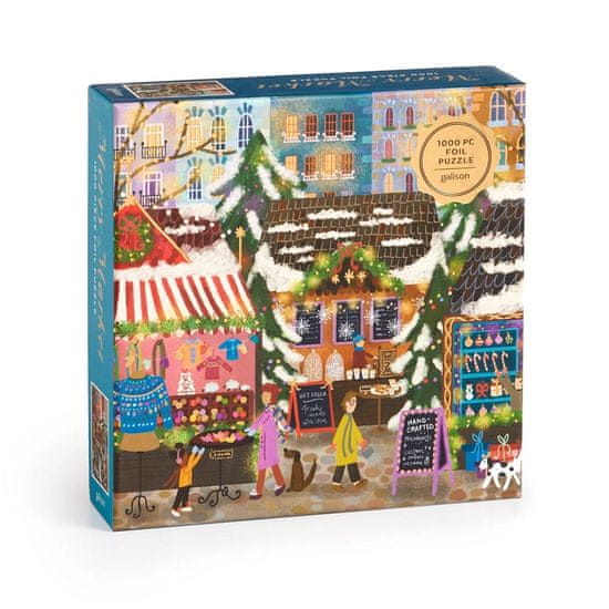 Galison Puzzle iz folije Joy Laforme Christmas Market 1000 kosov