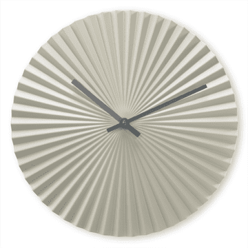 Hama Barbados, stenska ura, premer 30 cm, tihi tek, kovina, sivo-zelena