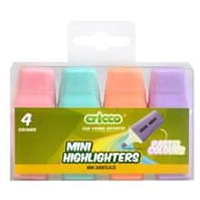 CRICCO Označevalnik mini, komplet 4 pastelnih barv