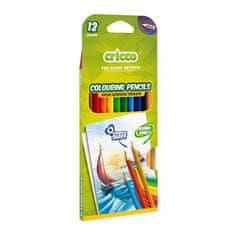 CRICCO barvice, trikotne, 12 barv, blister