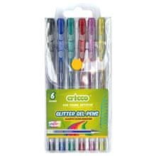 CRICCO Gel valjček, komplet 6 bleščečih barv
