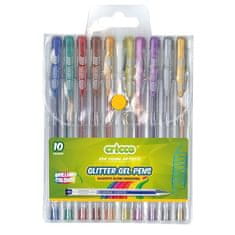 CRICCO Gel valjček, komplet 10 bleščečih barv