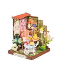 Robotime Miniaturna hiša Garden Tea Corner