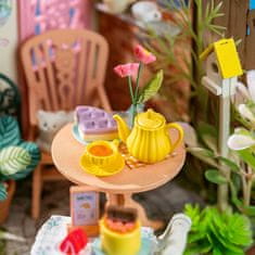 Robotime Miniaturna hiša Garden Tea Corner