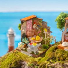 Robotime Miniaturna hiša Garden Tea Corner
