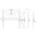 Neomounts WL30-350BL14/Wall Mount/32-65"/ fiksni/zapiralni/VESA 400X400/nosilnost 60 kg/črna