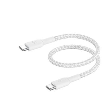 Belkin BOOST CHARGE USB-C/USB-C kabel, 15 cm, bel - Trajen