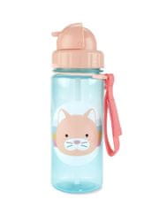 SKIP HOP Živalski vrč s slamico PP brez PVC in BPA Kitty 12m+