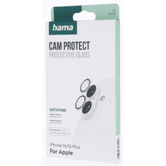 Hama Lens Protect, zaščita kamere za Apple iPhone 16/16 Plus, 2 posamezni stekli