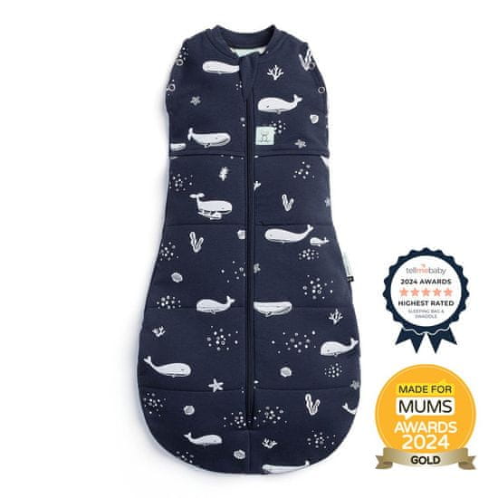 ERGOPOUCH 2v1 Cocoon Whale 6-12 m, 8-10 kg, 2,5 tog