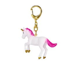 MOJO obesek za ključe Unicorn v neonsko roza barvi