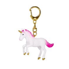 MOJO obesek za ključe Unicorn v neonsko roza barvi