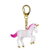 MOJO obesek za ključe Unicorn v neonsko roza barvi