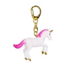 MOJO obesek za ključe Unicorn v neonsko roza barvi