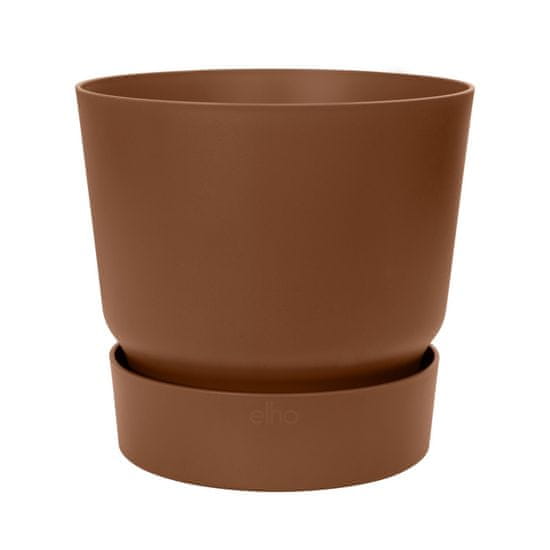 Elho Pokrivalo Greenville Round - ingverjevo rjavo 30 cm - 3 kosi