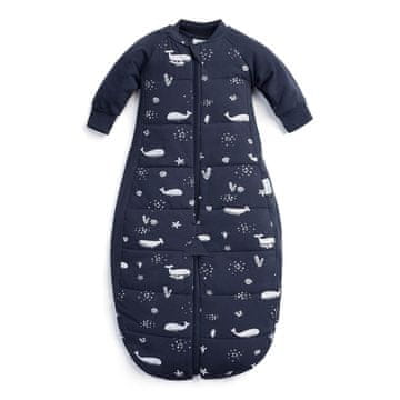 ergoPouch 2v1 spalna vreča in spalna obleka iz organskega bombaža Obleka Whale 2-4 r, 14-20 kg, 2,5 tog
