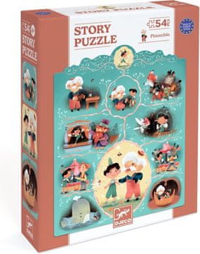 Djeco Pinocchio Story Puzzle 54 kosov