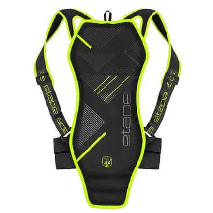 Etape Zaščita hrbtenice črno-rumeno fluo oblačila velikost L