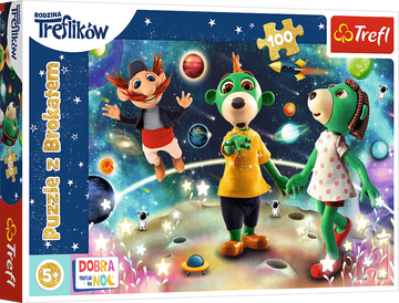 Trefl Glitter puzzle ici: Med zvezdami 100 kosov
