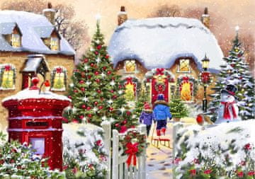 BLUEBIRD Winter Cottage Puzzle 1000 kosov