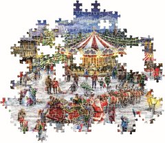 Clementoni Božična tržnica Puzzle 1500 kosov