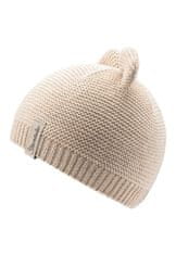 Sterntaler Pletena bombažna kapa GOTS z ušesi bež uni velikost 47 cm - 9-12 m