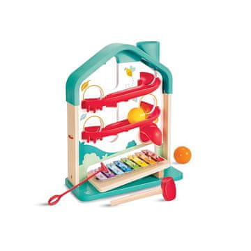 Hape Glasbena motorna steza z žogicami