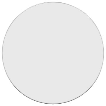 Vidaxl Stensko ogledalo srebrno Ø 60 cm okroglo