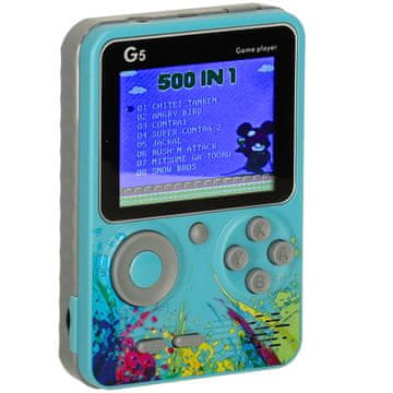 EVEON G5 Mini retro igralna konzola, modro