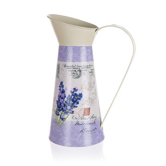 HOME DECOR Kovinski čajnik LAVENDER 21 x 14 x 28 cm