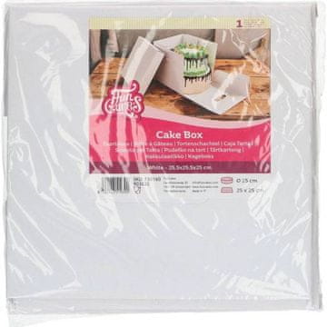 FunCakes Škatla za torto 25,5x25,5x25cm -