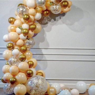 Balonska girlanda oranžna 128 kosov - Cakesicq