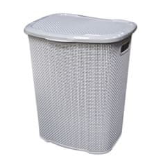 Ucsan Plastik Koš za perilo 52L PEARL siva