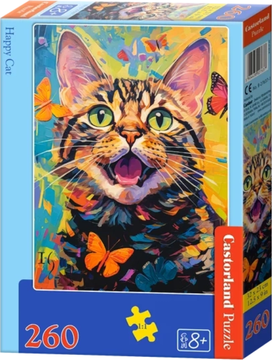 Castorland Puzzle Happy Kitten 260 kosov