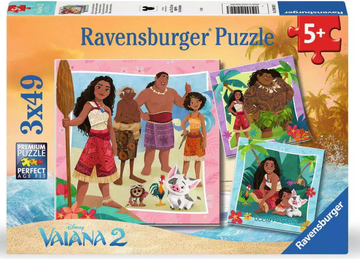 Ravensburger Puzzle Disney: Brave Vaiana 3x49 kosov
