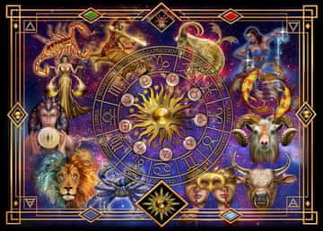 BLUEBIRD Puzzle Zodiak zemljevid 1500 kosov