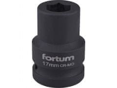 Fortum Vtična glava nenadoma 3/4", 17mm, L 52mm