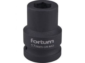 Fortum Vtična glava nenadoma 3/4", 17mm, L 52mm