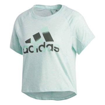 Adidas Majice obutev za trening zelena Boxy Badge OF Sport