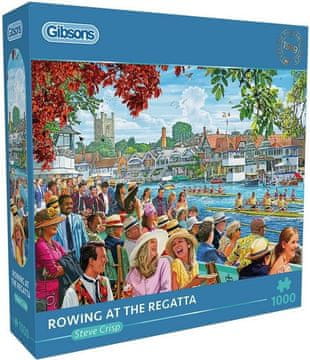 Gibsons Puzzle Veslanje na dirki 1000 kosov