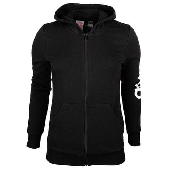 Adidas Športni pulover črna Linear Hoodie