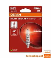 Osram ŽARNICA HALOGEN H1 64150NBS-1BL NIGHT BREAKER SILVER 55W P14.5s 1BL