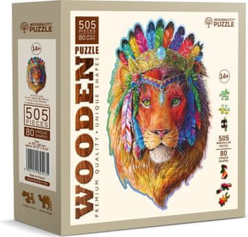 Wooden city Lesena sestavljanka Mystical Lion 505 kosov