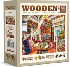 Wooden city Lesena sestavljanka Želja v knjižnici 1010 kosov