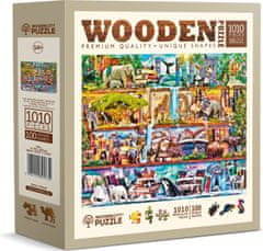 Wooden city Lesena sestavljanka Amazing World of Animals 1010 kosov