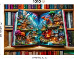 Wooden city Lesena sestavljanka Magic Fairy Tales 1010 kosov