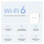 Mercusys ME60X - AX1500 Wi-Fi 6 ojačevalnik signala