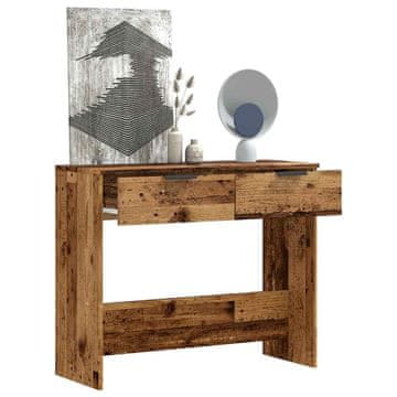 Vidaxl vidaXL Konzolna mizica, starinski les, 90x36x75 cm